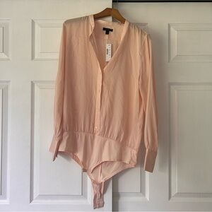 J. Crew Light Pink Button-Up Blouse